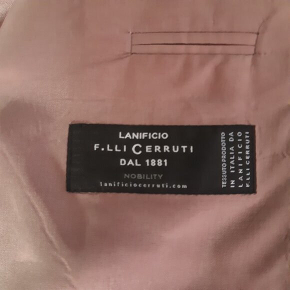 Hugo Boss 2 Piece Black Suit Lanificio Cerruti Nobility SZ 40R - Picture 5 of 16